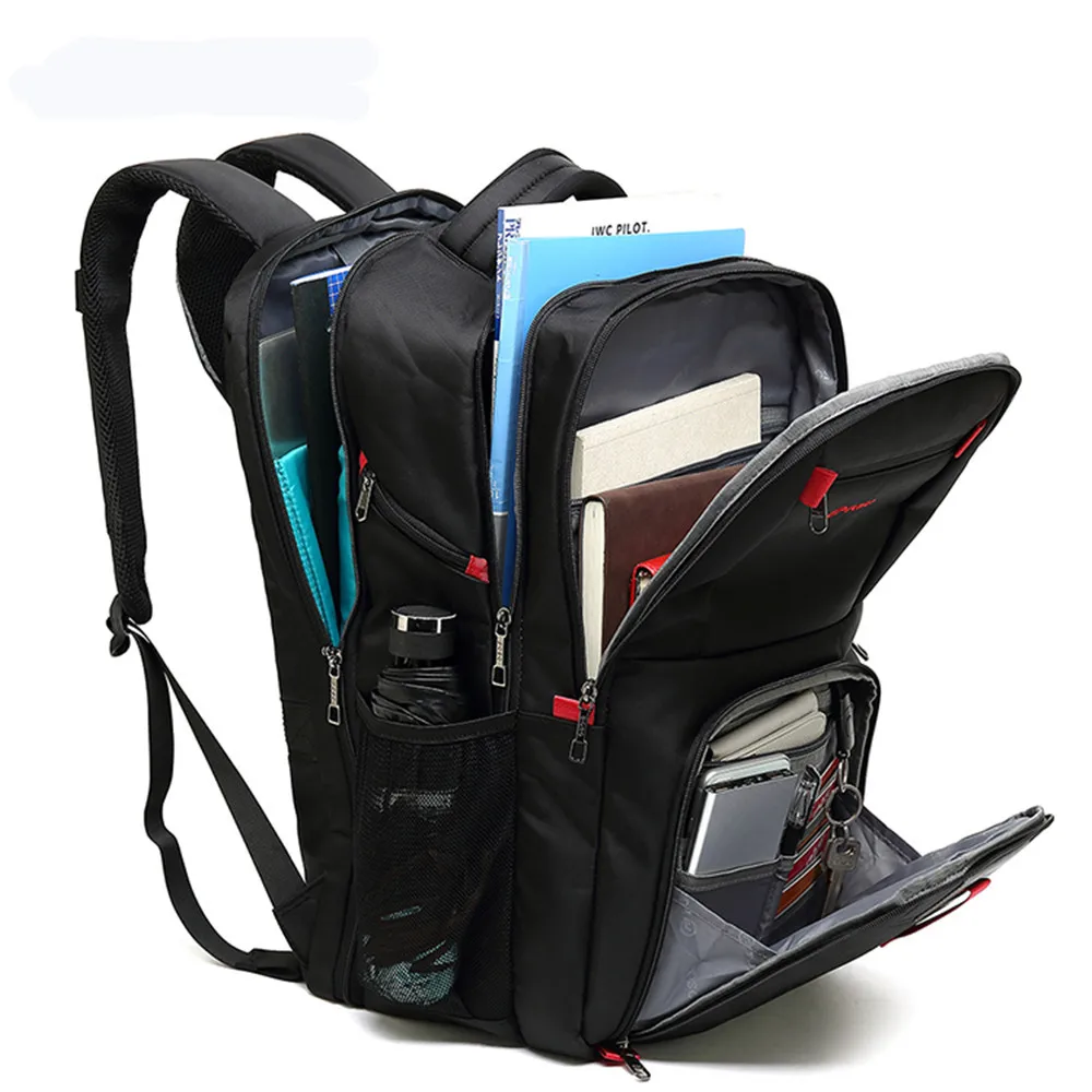 POSO Backpack 17.3 inch Laptop Rucsac de Moda, de Călătorie de Afaceri Rucsac Nylon rezistent la apa Rucsac Anti-furt Barbati Rucsac