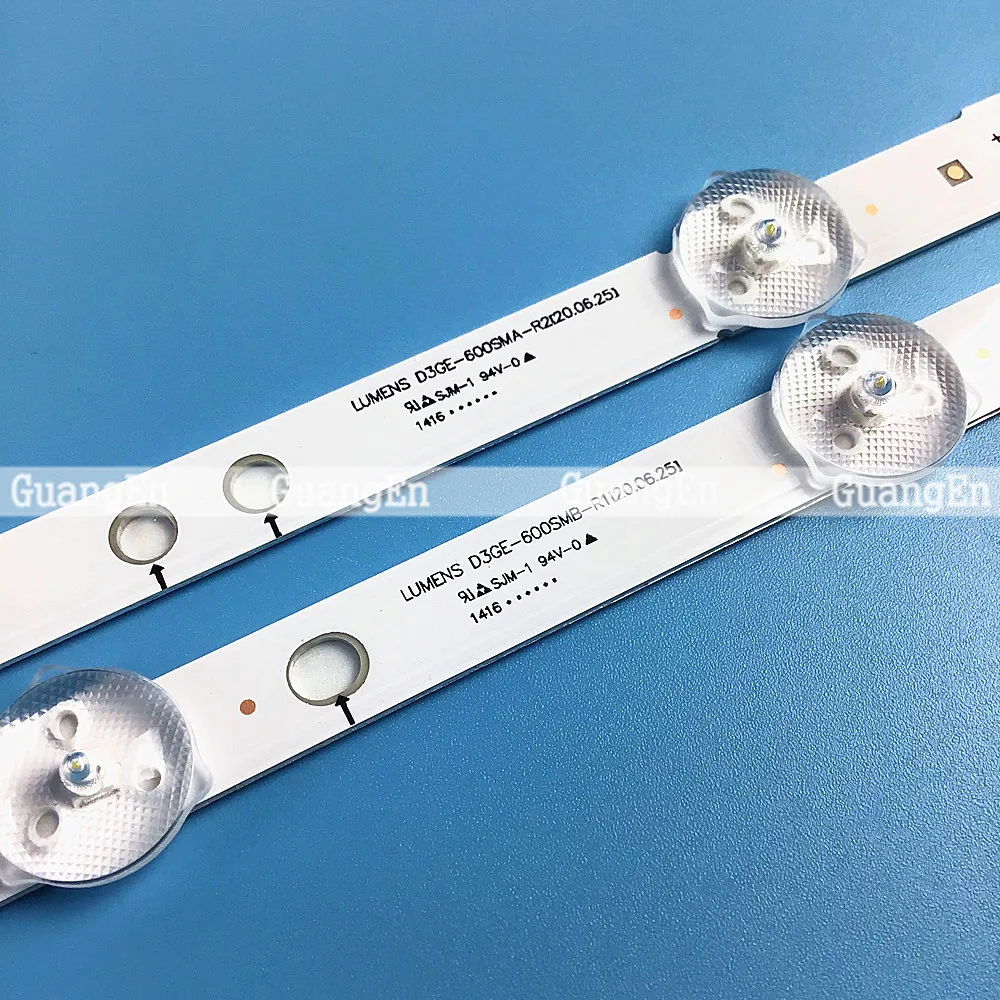 Noi 12pieces/Lot de fundal cu LED strip pentru Samsung UN60J6200AF 2013SVS60 3228N1 D3GE-600SMA-R2 D3GE-600SMB-R1 BN96-29074A 29075A