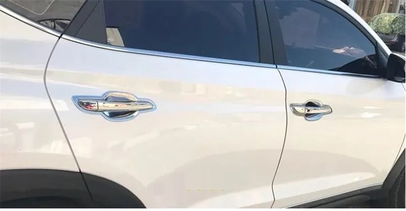 Pentru Hyundai Tucson 2016 2017 2018 2019 2020 Car Styling ABS Cromat Mânerul Ușii Capace Trim Decor Mânerul Ușii Castron