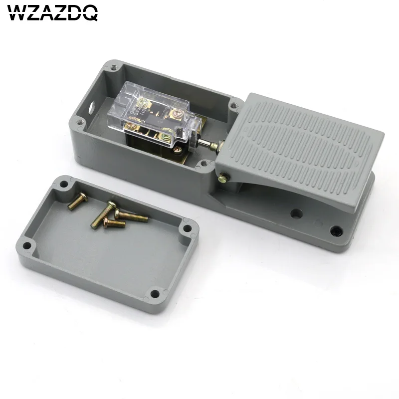 WZAZDQ comutator de Picior YDT1-17 comutator de picior cu KH 9011 core, carcasă din aluminiu