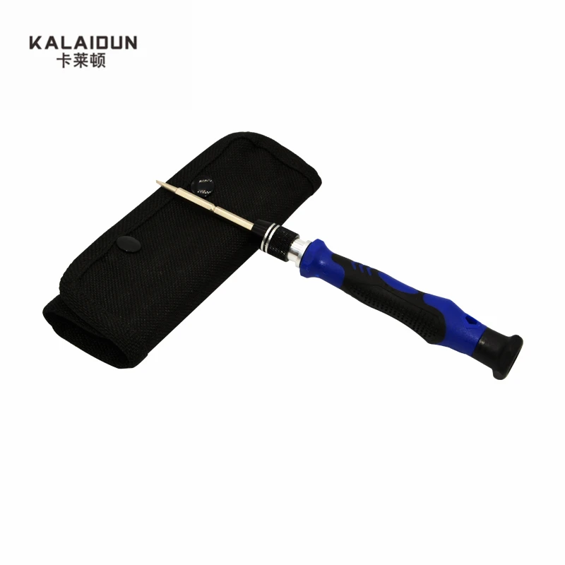 KALAIDUN Torx 9 in 1 multi-funcție set de șurubelniță cu două capete, geantă de pânză telefon mobil / calculator / electrice Instrumente de Reparare