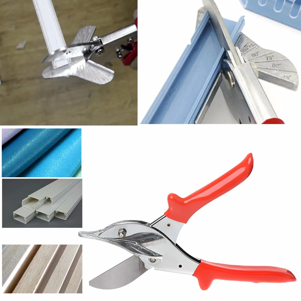 45-120 Gradul Multi Angle Pipe Foarfeca Sârmă din PVC Trunking Mitre Trim Cutter Mâna Instrument Multi-scop Foarfece 5AC800301
