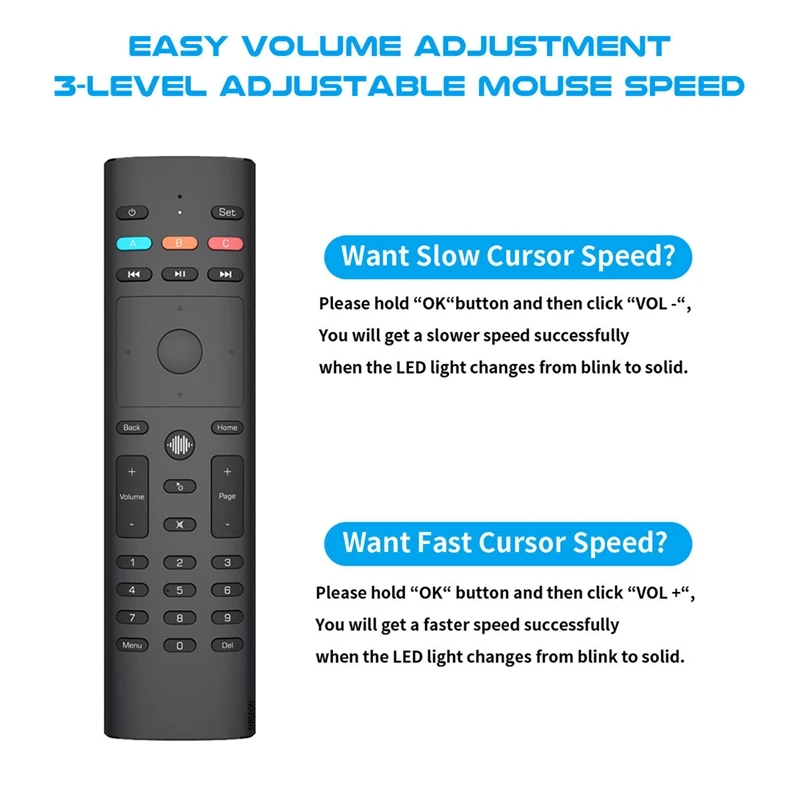 G40 Căutare de Voce Aer Mouse-ul IR de Învățare Gyro 2.4 G Smart Control de la Distanță pentru Apple TV pentru Roku pentru Vizio Android TV BOX