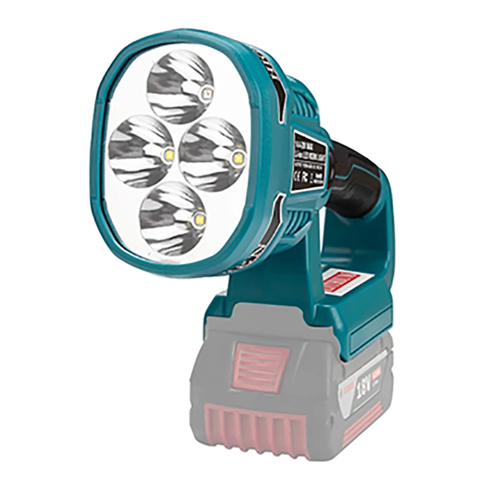 Portabil lumina Reflectoarelor cu LED-Lumina de Avertizare Lampă de Lucru lanterna Lanterna Lanternă de Mână pentru Bosch 14.4 V 18V BAT614 BAT618 Baterie Li-ion