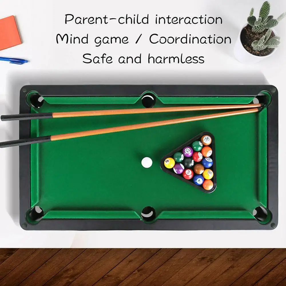 Noutatea Mini Desktop Masă de Biliard, Masă de Biliard Piscină Joc Jucărie Set de Interacțiune Părinte-copil Copii Jucarii Educative