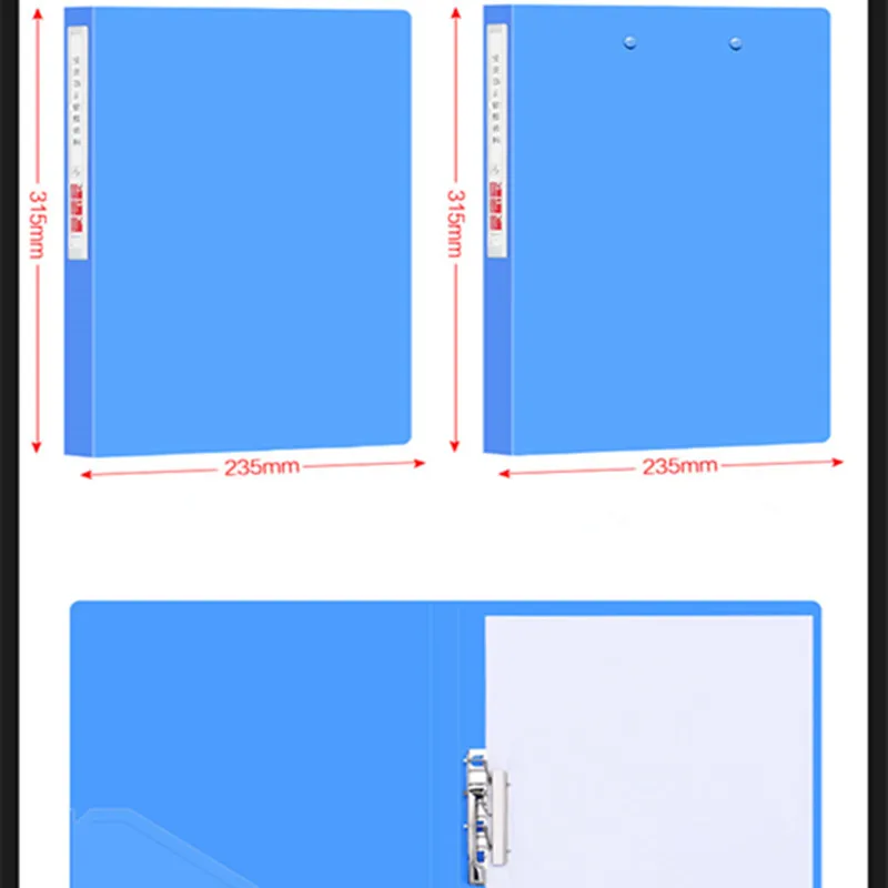 HOGOMO 3PC A4 Carte de Afișare Transparent Introduce Folder de Stocare a Documentelor Geanta pentru Banca Campus Fișier locul de Muncă de Birou de Familie