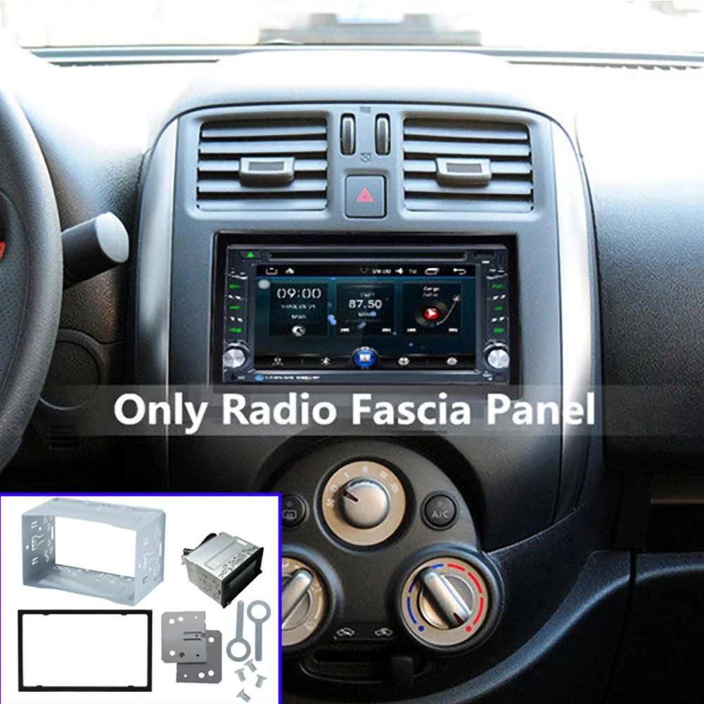 Cadru de fier Unitatea 2 DIN Cușcă Radio Vehicul Caz Masina de Montaj DVD Player Cadru Placă de Fixare Cadru de Fier de Automobile Piese de Interior