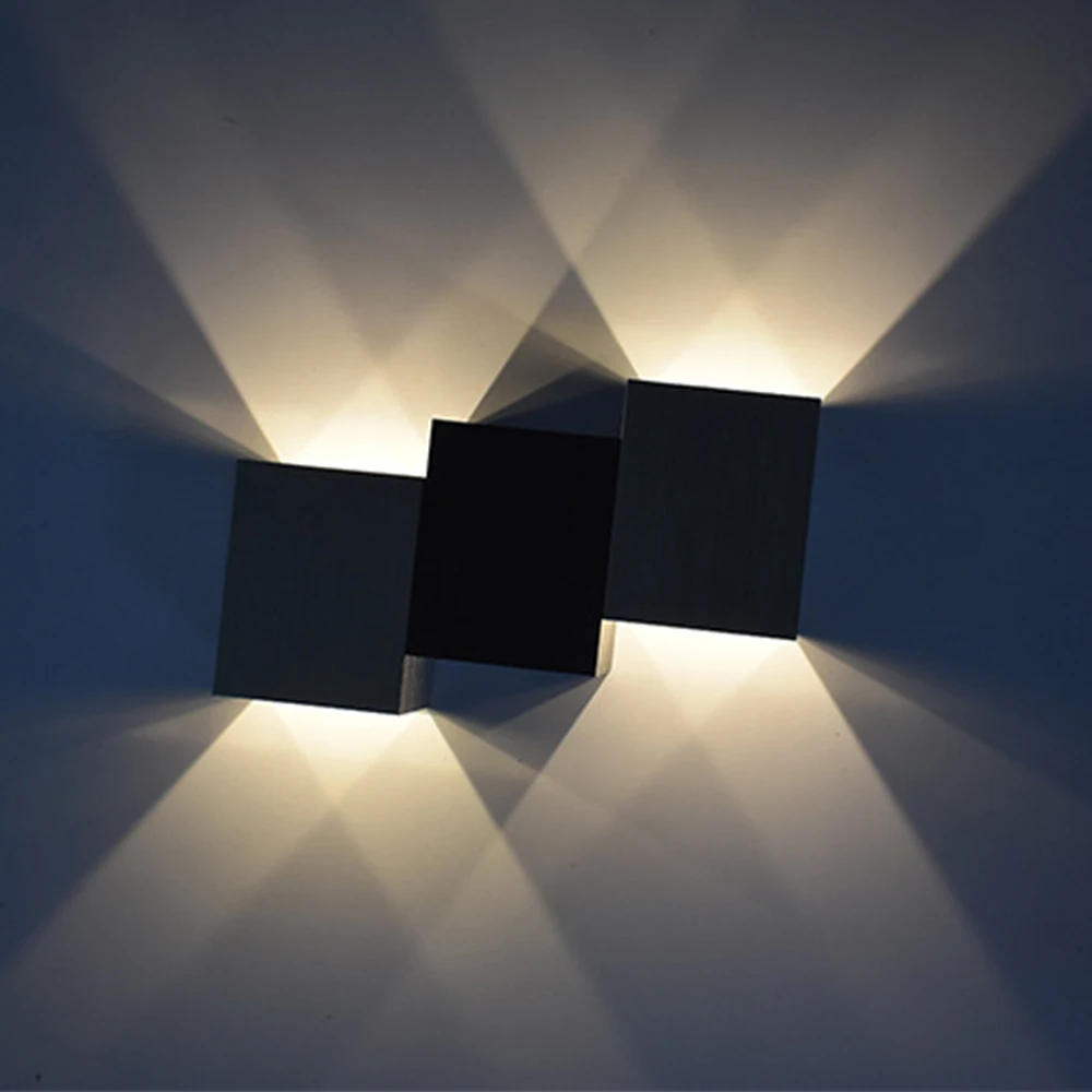 Modernă cu LED-uri Lampă de Perete Camera de zi Dormitor Noptieră Lumina de Perete Tranșee Scara Formă Baie, Culoar, Coridor Lămpi de Perete Decor Acasă