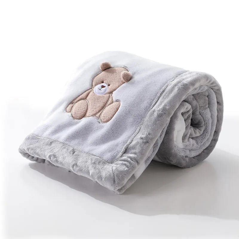 Copil De Înaltă Calitate, Thermal Fleece Cobertor Pătură Copil Înfășa Pui De Somn Primirea Cărucior Înfășurați În Pături Pentru Copil Nou-Născut, Lenjerie De Pat