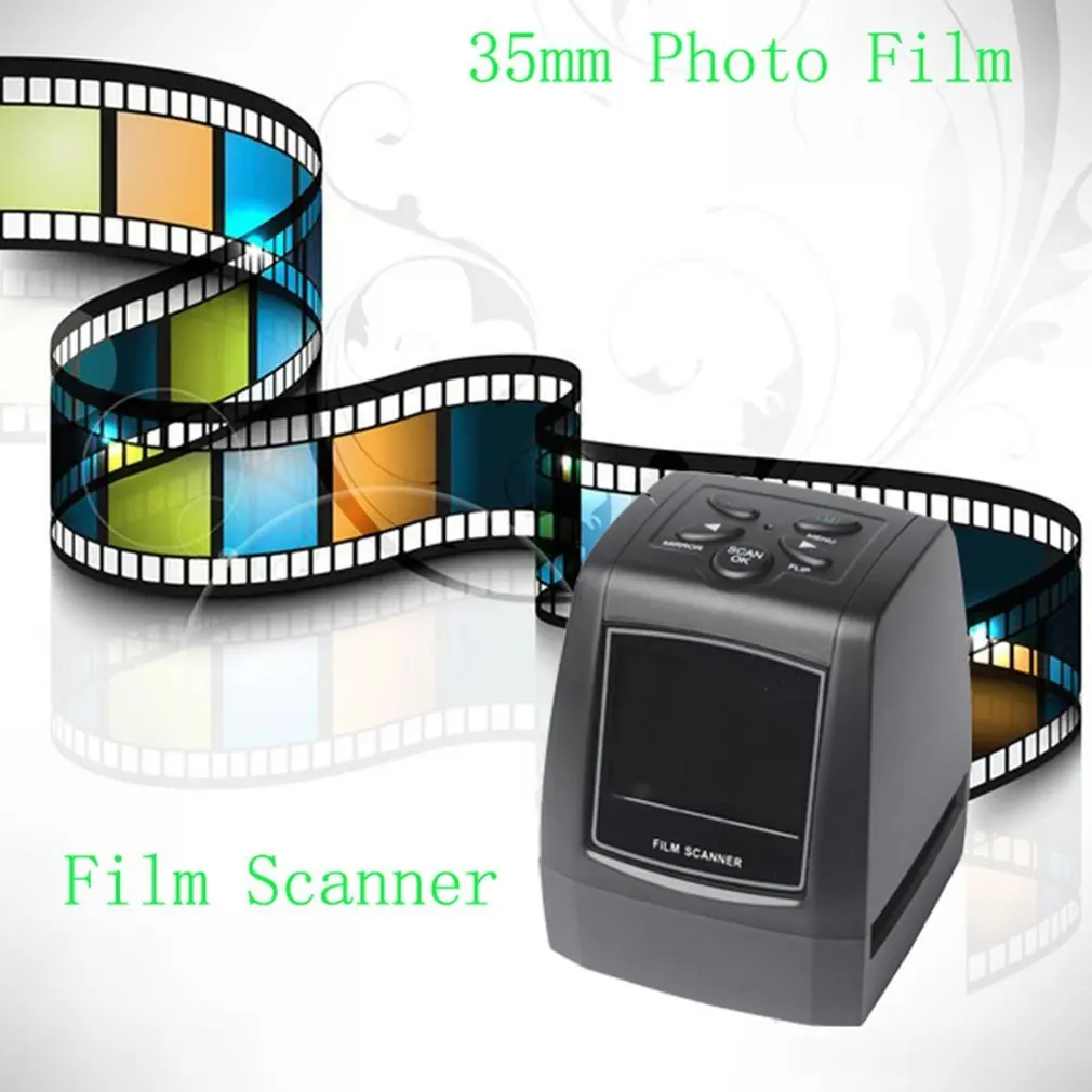 Scanner Foto Printe Rezoluție Scaner Foto 35mm/135mm Slide Scanner de Film Digital USB escaner portatil DROPSHIPPING
