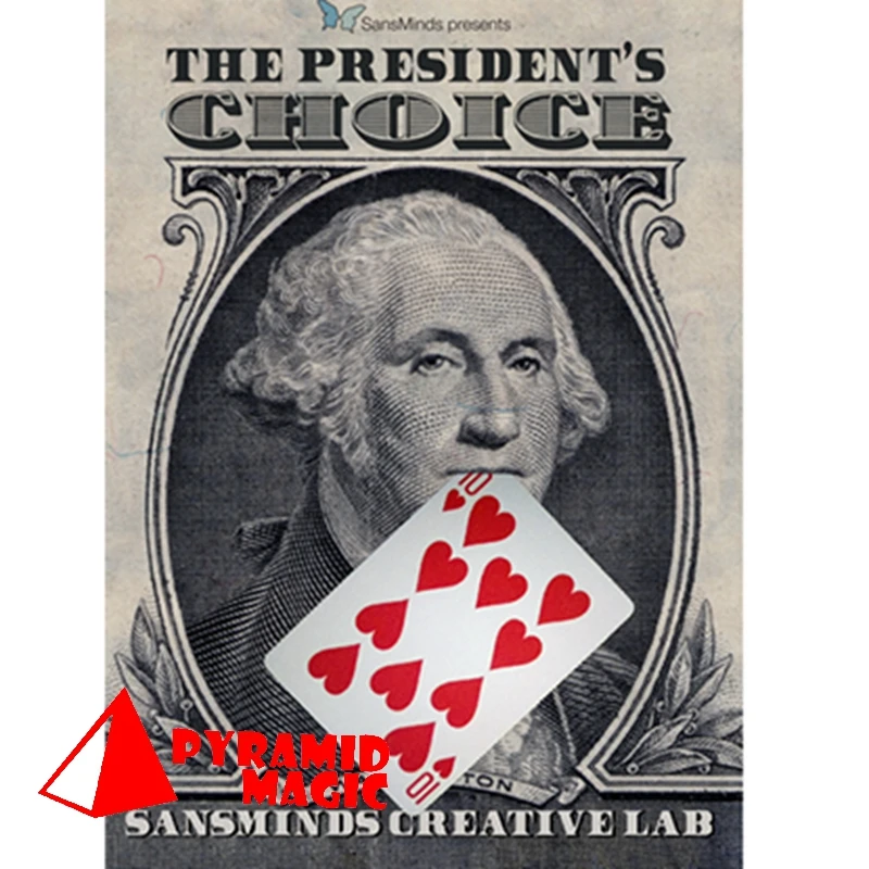 Alegerea Președintelui (DVD-uri și Trucuri) de SansMinds / close-up strada card truc de magie / en-gros