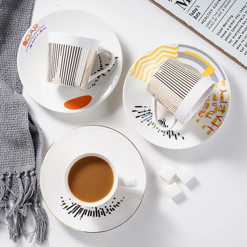 Oglinda Cana de Cafea Reflexie Animal Cești de Ceai și Farfurioare Lingura Creative Coffeeware
