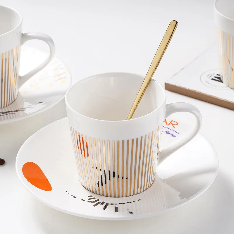 Oglinda Cana de Cafea Reflexie Animal Cești de Ceai și Farfurioare Lingura Creative Coffeeware