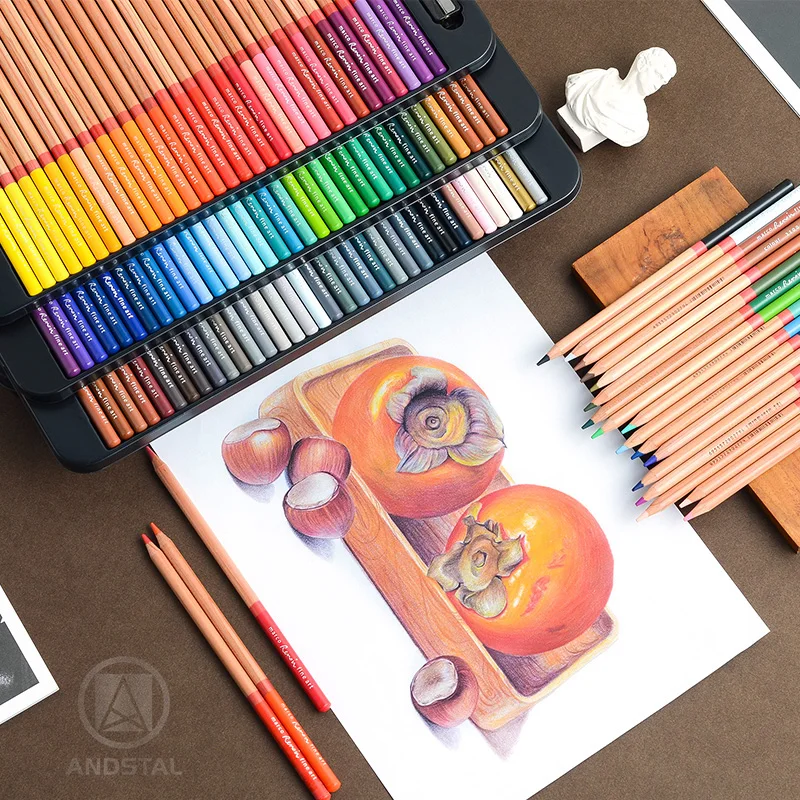 Marco Renoir Creion de Culoare Set 24/36/48/72/100/120 Culori de Ulei Creioane Colorate Artist pachet copii Culoare de colorat de colorat creioane