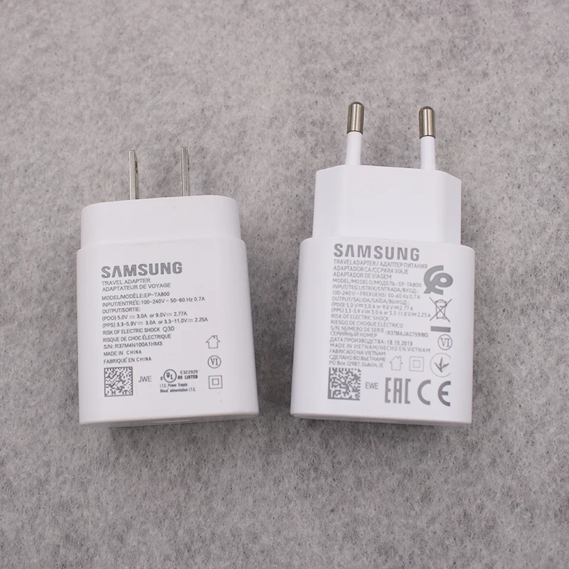 Samsung Nota 10 Încărcător Rapid 25W QC 3.0 Rapid Adaptor de Încărcare 3A C USB De Tip C Line Pentru Galaxy Note 10 S20 Plus S10 A50 A80