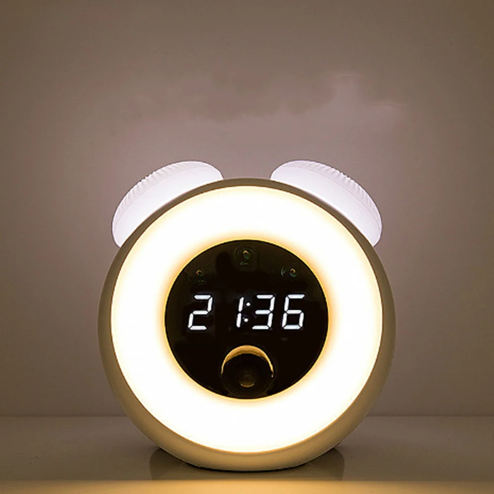 Serviciu de trezire Ceas Deșteptător LED, Ceasuri cu Alarmă Digital Touch Control Senzor Electronic Ceas de Masa Noptieră Lumina de Noapte LED Lampă de Birou