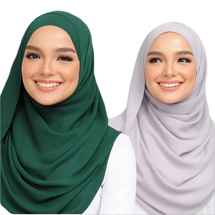 Fierbinte de Vânzare Sifon femei Hijab Eșarfă Bubble Monocrom cap Eșarfă de Înaltă Calitate, de mari Dimensiuni solid naționale sifon Eșarfă