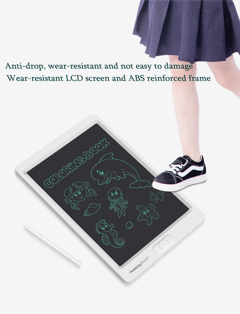 10 Inch, 12 Inch Copii LCD Wordpad Desen Grafic Jucărie de Învățare Electronice Portabile Tablet Copii Instrumente Educaționale Erasable