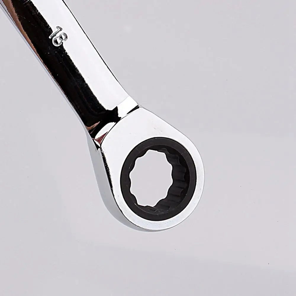 12buc Set de chei cu Clichet cu Cap Fix Combinație de Cuplu Chei fixe Chei tubulare Auto Reparații Auto 8-19mm