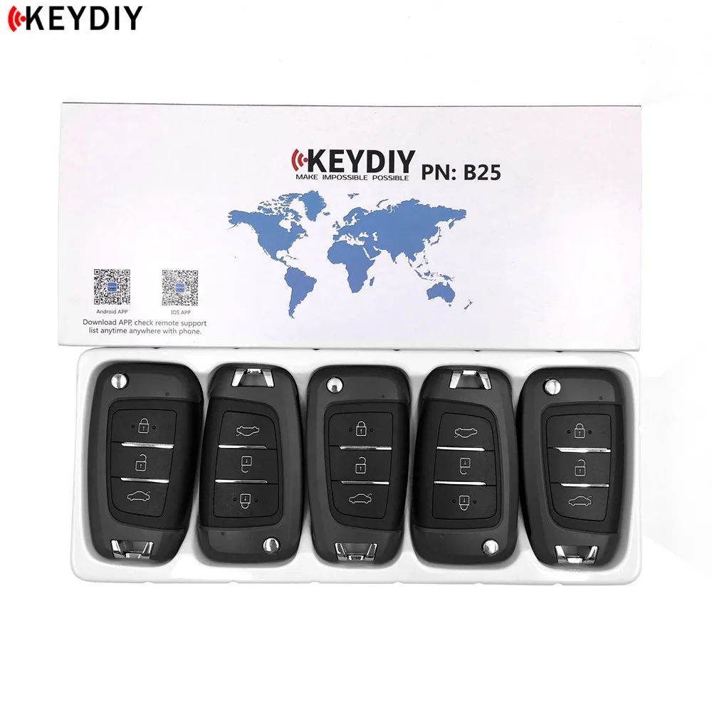 5pcs/lot KEYDIY pentru Hyundai Stil KD-X2 KD900/URG200 Cheie Programator Seria B KD MINI Generater Control de la Distanță B25