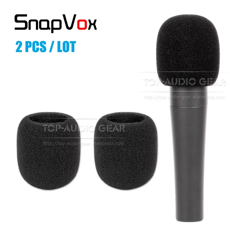 2 BUC/LOT de Calitate Windproof Microfon Acoperi Parbrizul Burete Filtru de Spumă Pentru SHURE SM57 SM 57 LC 57LC SM57LC Mic Parbriz