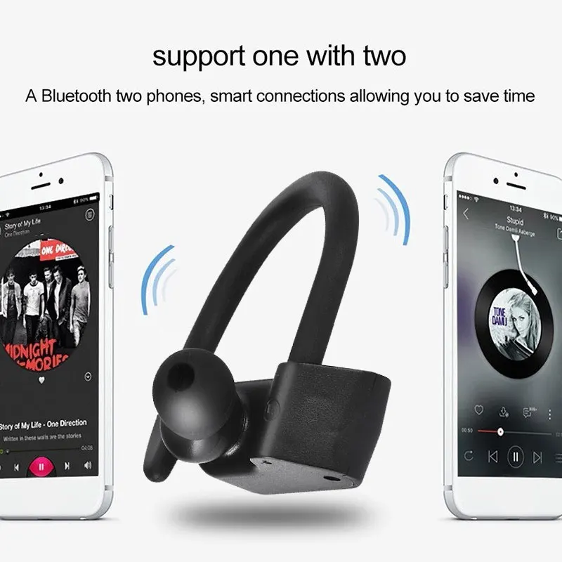 TWS Wireless Bluetooth 5.0 Căști Stereo Mini-Căști de Anulare a Zgomotului Căști HIFI Sport Jocuri cu Cască Fără Întârziere Cârlig Ureche
