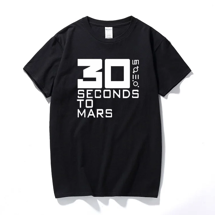 30 seconds to mars t-shirt, tricou cu mânecă scurtă pentru bărbați moda muzica originală personalizate imprimate cu logo-ul t-shirt trupa de rock top tee
