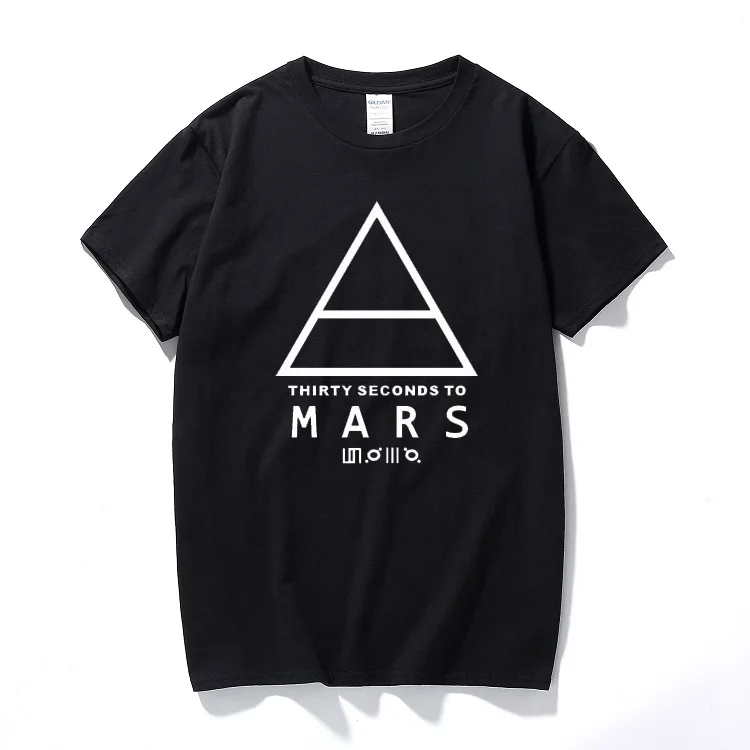 30 seconds to mars t-shirt, tricou cu mânecă scurtă pentru bărbați moda muzica originală personalizate imprimate cu logo-ul t-shirt trupa de rock top tee