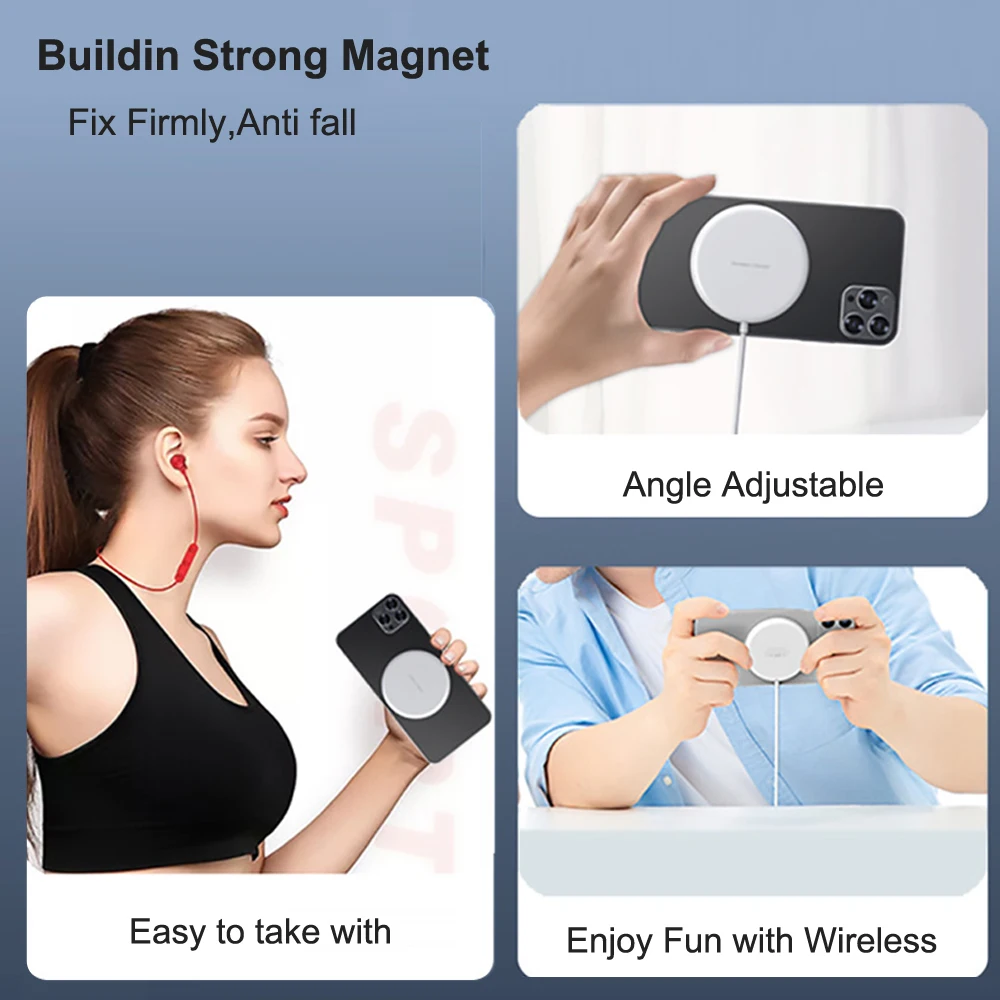 15W Rapid Magnetic Wireless Charger Stand QI de Încărcare Pentru iPhone 12 Pro 12 Mini-12 Pro Max 12