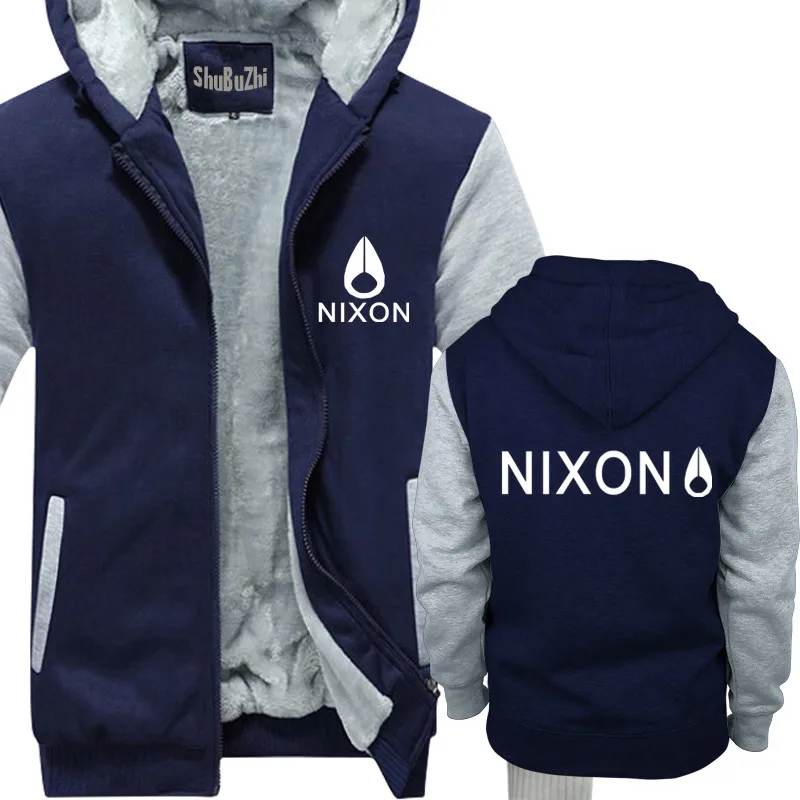 Barbati hoody Camiseta Nixon negru barbati hanorace fleece gros jacheta bumbac EUR dimensiune haină de iarnă de sex masculin hoodie