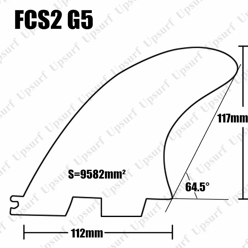 FCSII G5/G7 placă de Surf Fin de Bună Calitate FCS2 fibra de sticla Aripioare fcsii Fin Surfing Quilhas