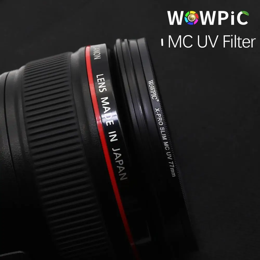 67mm MC Filtru UV WOWPIC Super Slim Verde Muticoating 16 straturi de Lentile Protector 67 mm Filtru aparat Foto pentru Canon Nikon DSLR