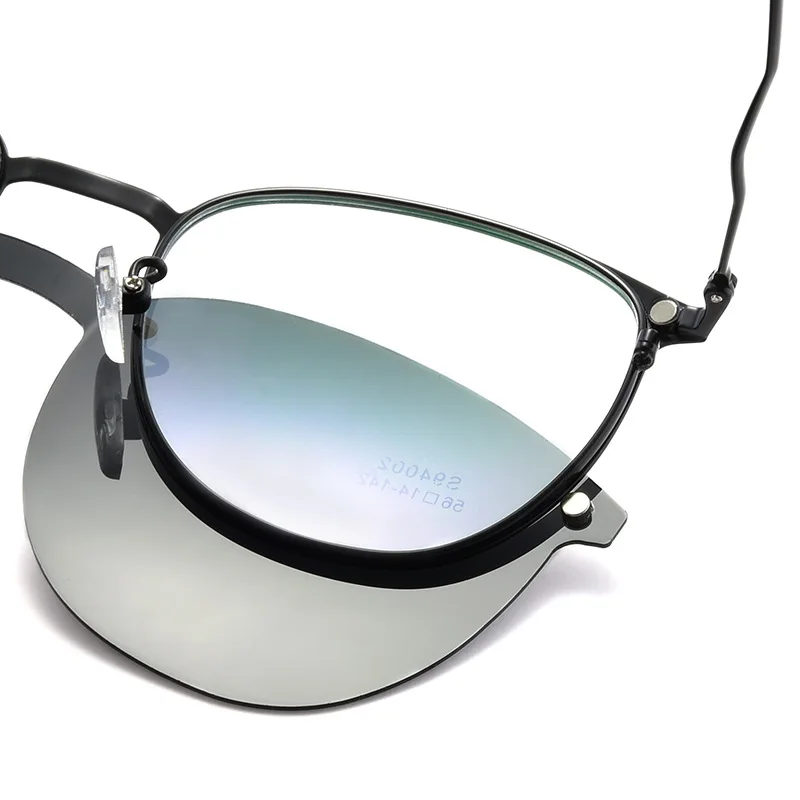 Logorela S94002 Bărbați Femei Polarizate Optice, Magnetice, ochelari de Soare Magnet Clip pe ochelari de Soare Polaroid Clip pe Ochelari de Soare Rama