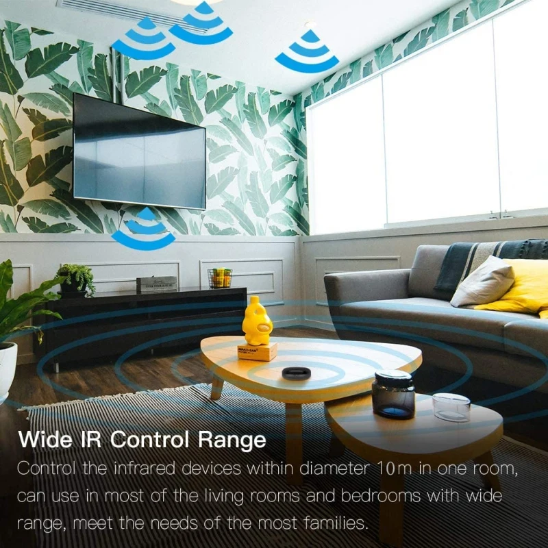 Wireless WiFi-IR Remote Controller WiFi Infraroșu Telecomanda Aer Conditionat, TV Cu Google Acasa Alexa Tuya/Smart Life APP