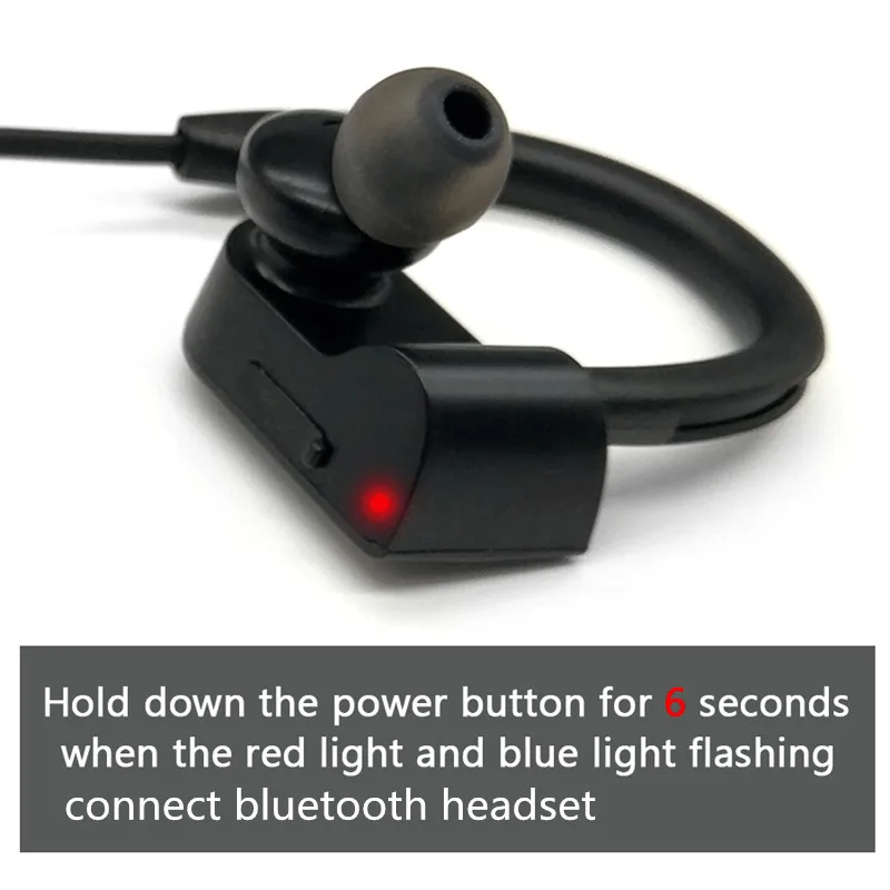 XEDAIN Impermeabil Căști fără Fir Bluetooth Stereo căști În Ureche Cască Bluetooth MP3 Player cu Micphone pentru iPhoneX