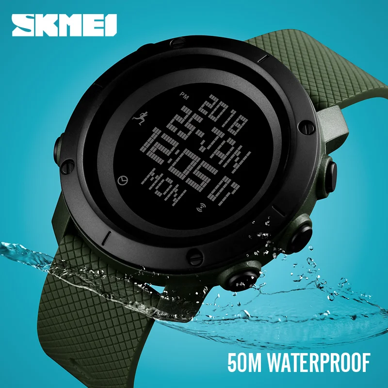 Mens Ceasuri Sport SKMEI Brand Digital Impermeabil Bărbați Ceas de Moda Casual, Numărătoarea inversă Om Ceasuri de Alarmă Chrono Ceas