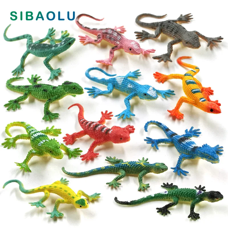 12pcs Diy Simulare mini Lizard figurina Reptile model Animal home decor de basm în miniatură decoratiuni de gradina, accesorii moderne
