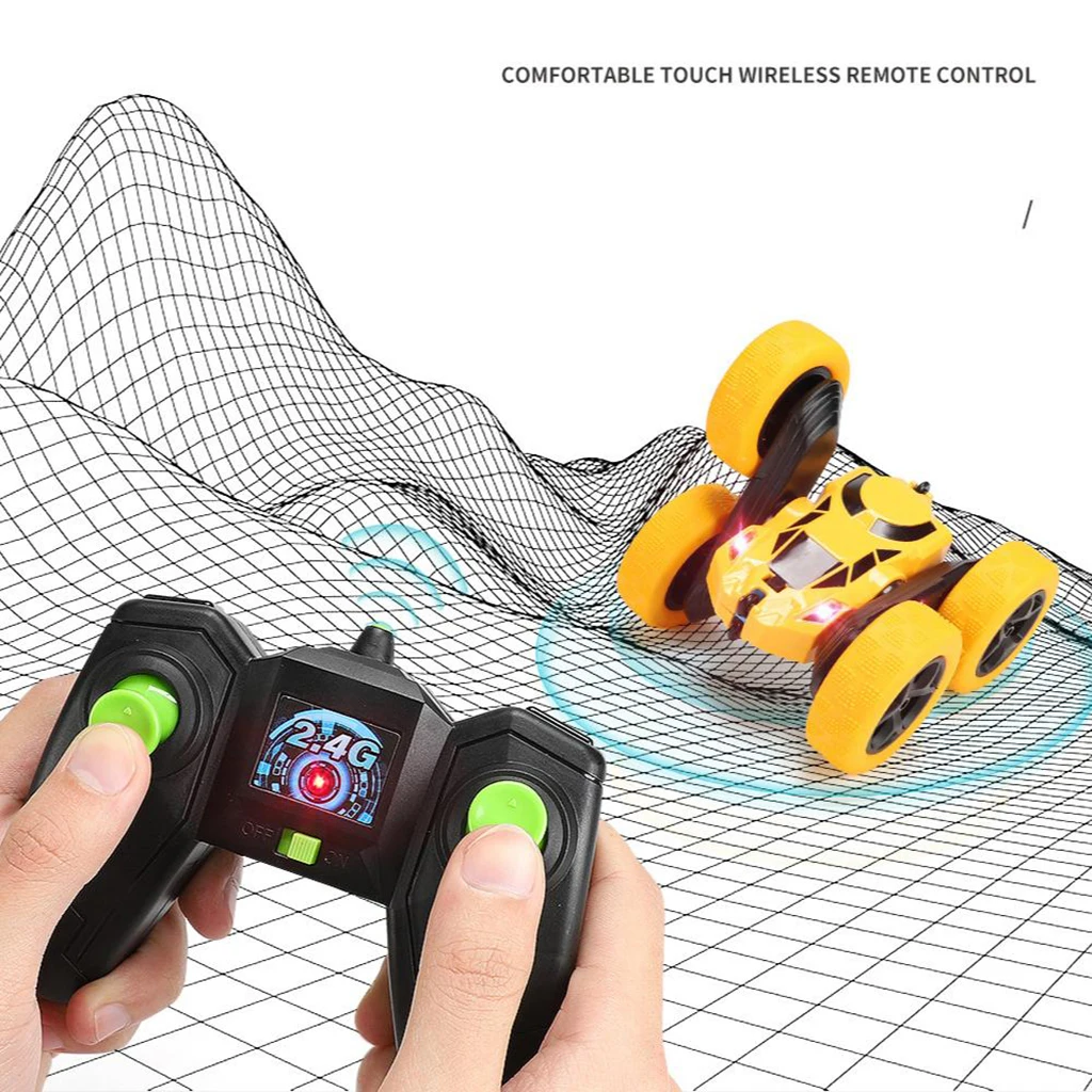 Tracțiune integrală 4WD Control Radio de Vehicule Electronice RC Rock Crawler Model Stunt Mașini de Jucărie
