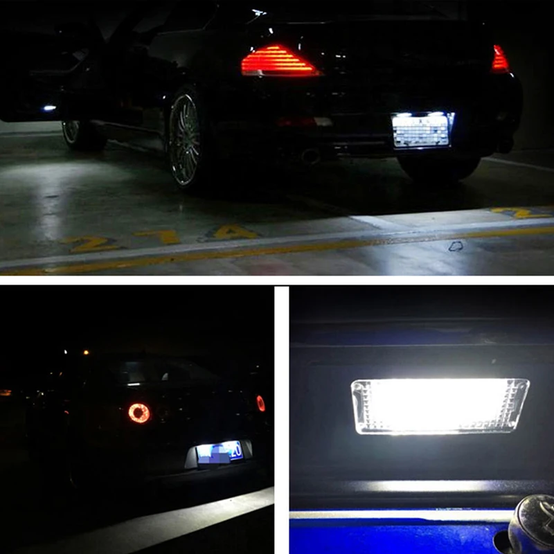 LED-uri auto Numărul de Înmatriculare Lumina Pentru Audi A4 S4 A5, S5, TT RS pentru Volkswagen VW PASSAT R36 Exterior Accesorii