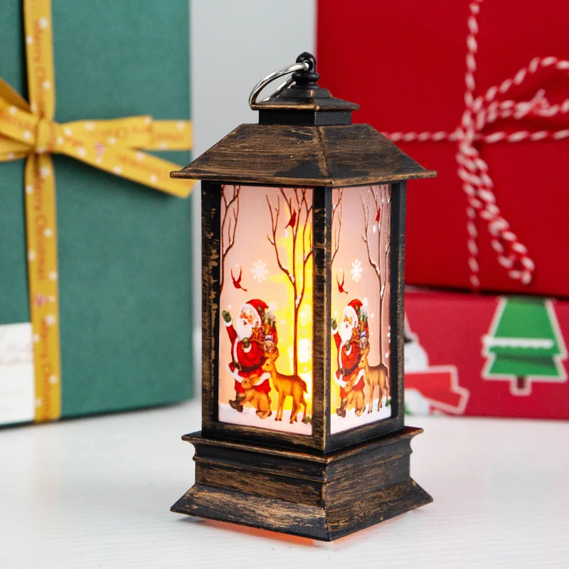 1buc Decoratiuni de Craciun de Craciun Lumanare Cu LED Ceai aprind Lumanari Crăciun Copac Agățat Ornament de Craciun cu LED-uri Lanterna