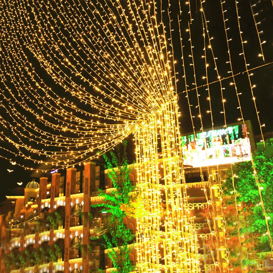 10M 20M 30M 50M 100M șir LED lumini de Basm Nunta de vacanță de Crăciun Ghirlanda de Lumină în aer liber, Grădină Crăciun Șir Lumina