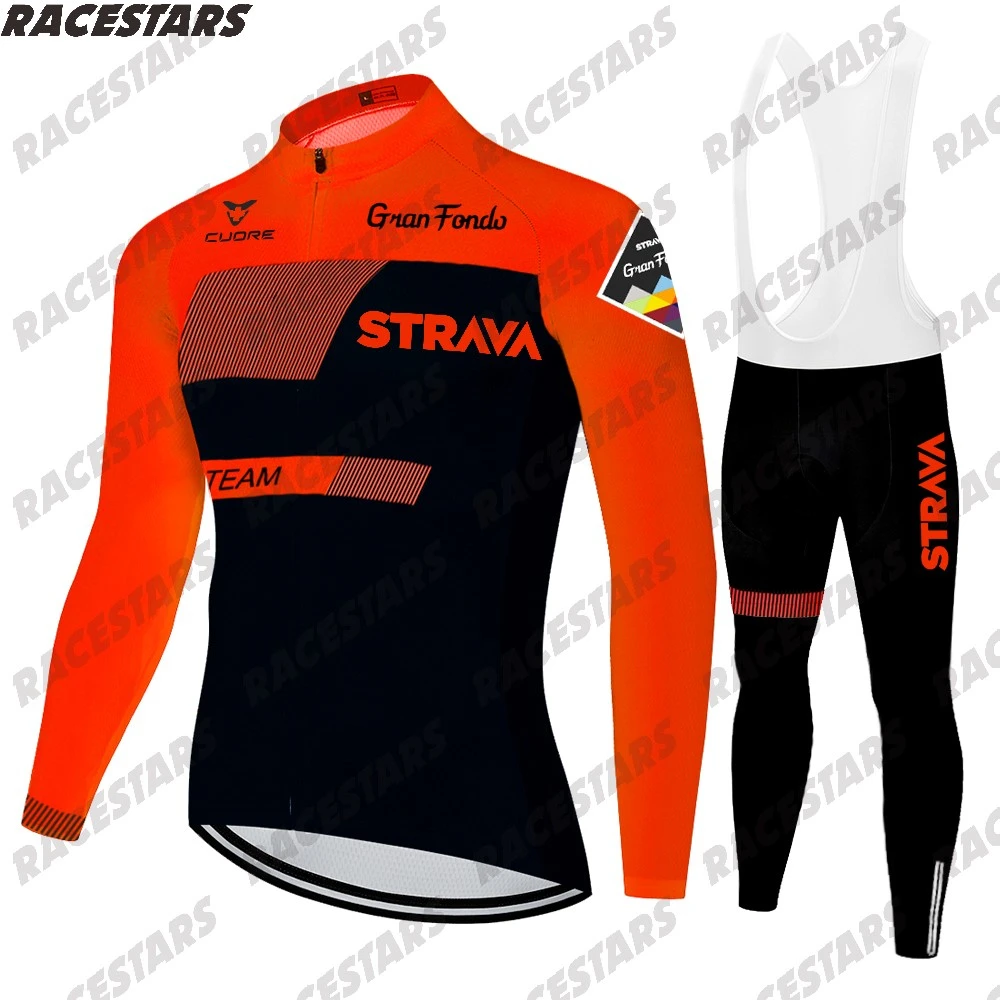 2021 STRAVA Echipa Pro Cycling Jersey Respirabil Ropa Ciclismo Maneca Lunga MTB Tricou Bicicleta Purta Îmbrăcăminte Sport în aer liber, Haine