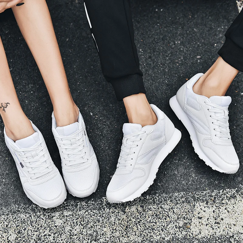 Femei Formatori Pantofi Sport Alb Adidași De Moda Respirabil Casual Pantofi De Sport În Aer Liber Pentru Femei Pantofi De Jogging Încălțăminte Bărbați