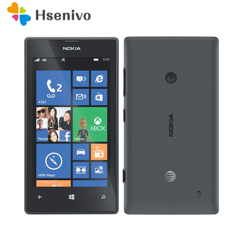 Original 520 telefon Nokia Lumia 520 telefon mobil Dual-core, 8GB ROM de 5MP, GPS, Wifi IPS de 4,0