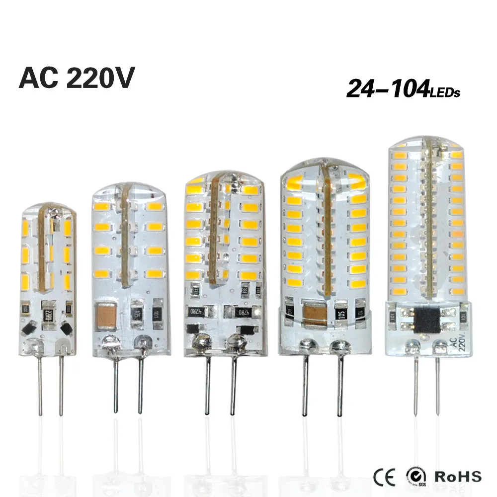 10 buc/lot 3W 5W 6W 9W 12W 15W Mini G4 Becuri cu LED-uri AC DC 12V 220V 110V Lampă cu LED-uri LED G4 Lumina Candelabru Lumini Becuri G4