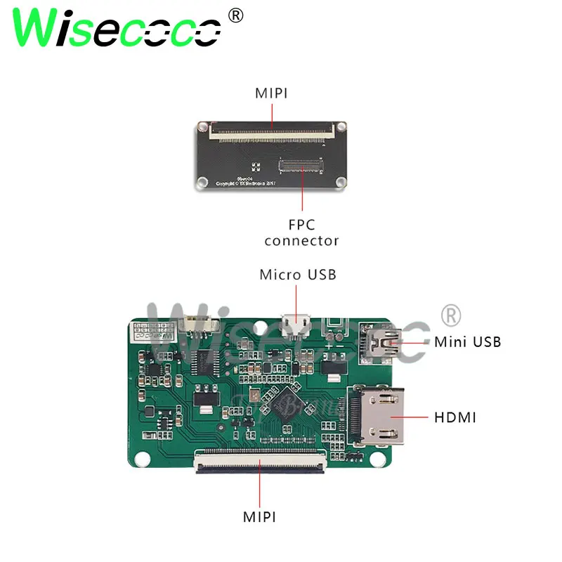 2K 60Hz micro USB MIPI HDMI driver de Placa pentru LS055R1SX04