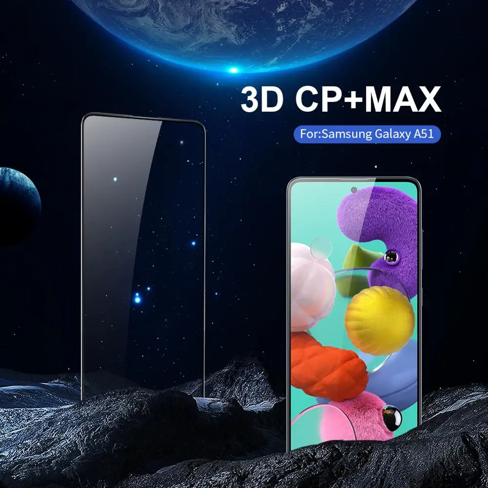 NILLKIN Amazing 3D CP+ MAX Acoperire Completă Nanometri Anti-Explozie 9H Temperat Pahar Ecran Protector Pentru Samsung Galaxy A51
