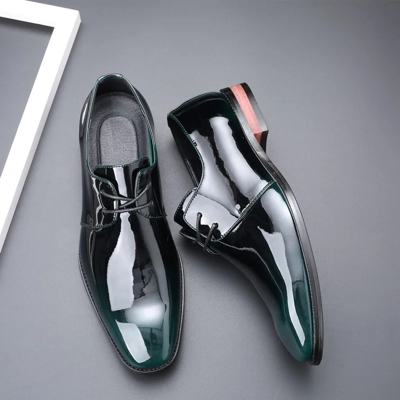 Yomior Noua Moda Culori Amestecate Bărbați Vintage Pantofi Casual Rochie Formale Afaceri Cu Pantofi De Mireasa Dantelă-Up Mocasini Subliniat Toe Oxfords