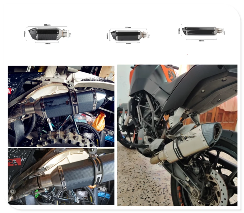 38MM-51MM Universale Accesorii Motociclete de Eșapament Țeavă de Eșapament pentru HONDA Honda XADV 750 X-11 CB190R VT1100 GROM MSX125