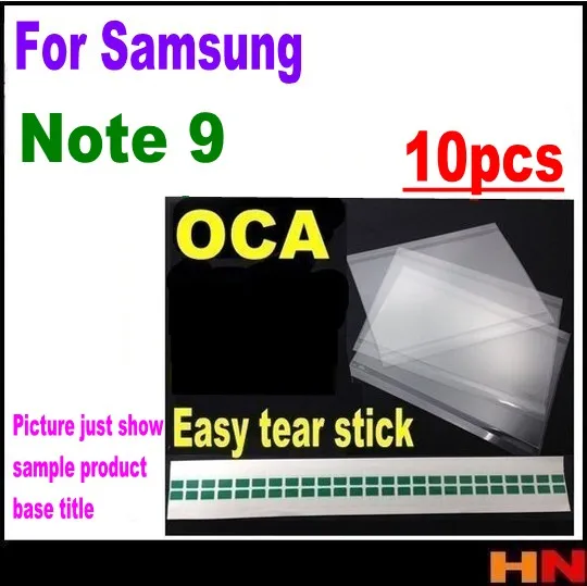 10buc Pentru Samsung Galaxy Nota 9 OCA Film Optic Clar Lipici Adeziv Sticker LCD OCA Laminator